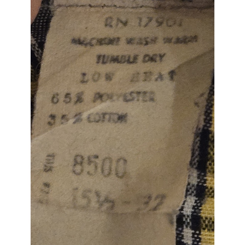 Prior Western Mens Medium Plaid Cowboy Pearl Snap Button Down Shirt Long Sleeve - Picture 2 of 8